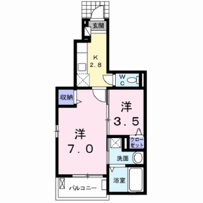 シャーロットⅡ 107【管理NO：1-023347501-01060】 ★家具家電は申し込み後に搬入します★の物件画像