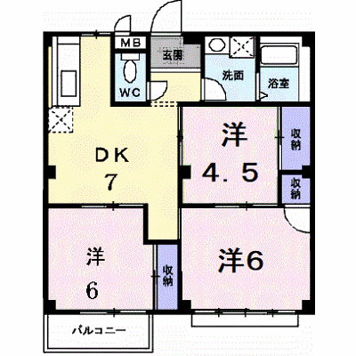 パークハイツ小原田 105【管理NO：1-004102401-01040】 ★家具家電は申し込み後に搬入します★ ★2026年10月上旬入居可能★の物件画像
