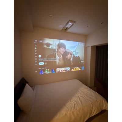【第一マンスリーズ本駒込3】築浅✨・26㎡｜3路線利用可・駅6分🚃｜Wi-Fi無料｜プロジェクター付🎬｜セミダブルベット】の物件画像