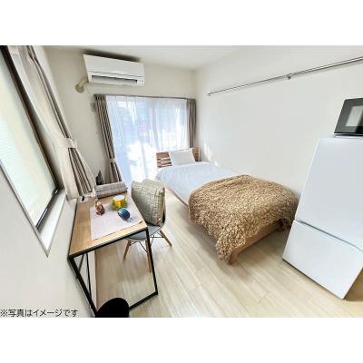 ユニオンマンスリー狭山市２　101　1R・シングル☆【禁煙ルーム】人気の角部屋！安心のモニター付きインターフォン＆便利な宅配ボックス付きの物件画像