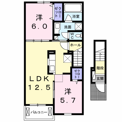 ヴィオーラ御園 204【管理NO：1-023922201-02040】 ★家具家電は申し込み後に搬入します★ ★2026年10月中旬入居可能★の物件画像