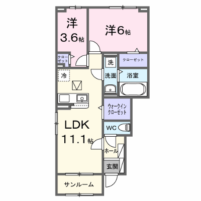 ブリーズガーデン 101【管理NO：1-028715801-01010】 ★家具家電は申し込み後に搬入します★ ★2026年11月上旬入居可能★の物件画像