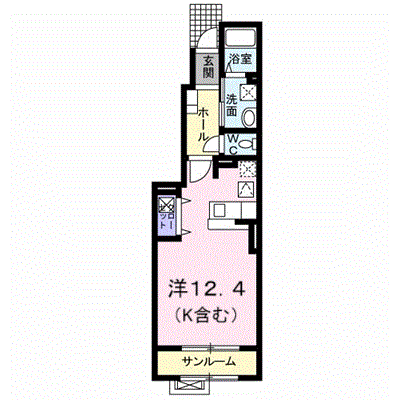 エアリーⅠ 102【管理NO：1-015303801-01020】 ★家具家電は申し込み後に搬入します★ ★2026年10月中旬入居可能★の物件画像