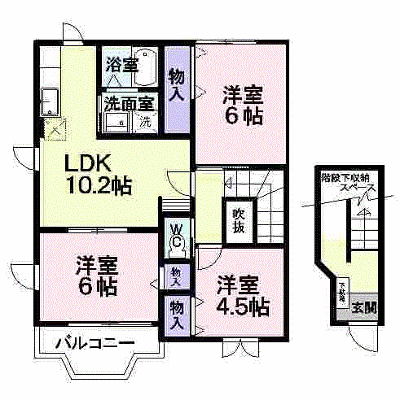 アスペンベールＡ 121【管理NO：1-009350201-02010】 ★家具家電は申し込み後に搬入します★ ★2026年10月上旬入居可能★の物件画像