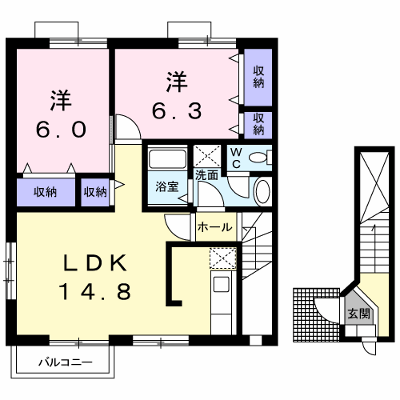 フォレスト２１． 201【管理NO：1-010768801-02010】 ★家具家電は申し込み後に搬入します★の物件画像