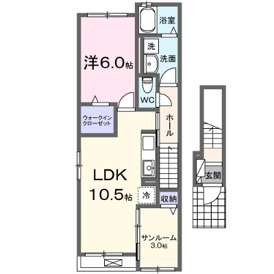 グレイスフル　Ａ 201【管理NO：1-027502801-02010】 ★家具家電は申し込み後に搬入します★の物件画像