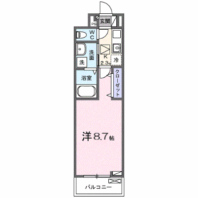 エルミタージュ 102【管理NO：1-028717101-01020】 ★家具家電は申し込み後に搬入します★ ★2026年10月上旬入居可能★の物件画像