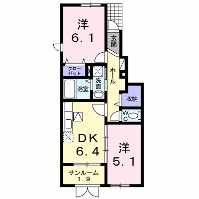 ピュアマーラＢ 103【管理NO：1-019164901-01030】 ★家具家電は申し込み後に搬入します★ ★2026年11月中旬入居可能★の物件画像