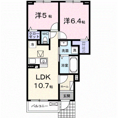 アンシャンテ 103【管理NO：1-028433701-01030】 ★家具家電は申し込み後に搬入します★ ★2026年10月中旬入居可能★の物件画像