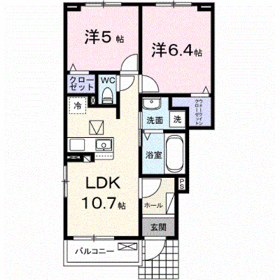 アンシャンテ 101【管理NO：1-028433701-01010】 ★家具家電は申し込み後に搬入します★ ★2026年10月中旬入居可能★の物件画像