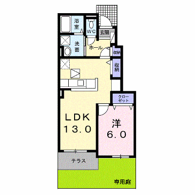 アンジェリーデ 103【管理NO：1-018680401-01030】 ★家具家電は申し込み後に搬入します★の物件画像