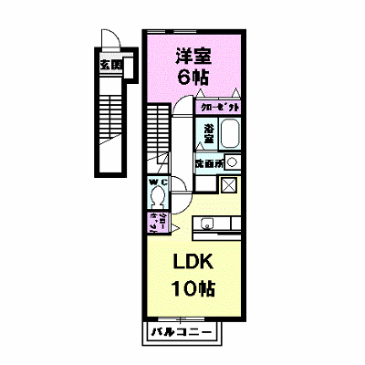カルムメゾン 201【管理NO：1-012378201-02010】 ★家具家電は申し込み後に搬入します★ ★2026年10月下旬入居可能★の物件画像