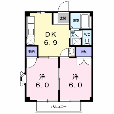 ニューシティ森前Ｂ 103【管理NO：1-003968901-01030】 ★家具家電は申し込み後に搬入します★ ★2026年10月中旬入居可能★の物件画像