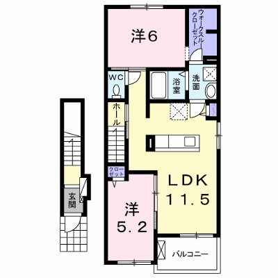 ルミエール　Ｂ 203【管理NO：1-024171902-02030】 ★家具家電は申し込み後に搬入します★の物件画像