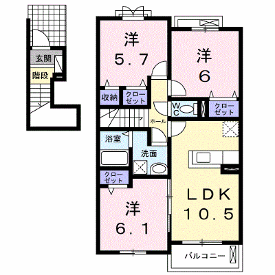 アクア　リージョン 203【管理NO：1-018231502-02030】 ★家具家電は申し込み後に搬入します★の物件画像