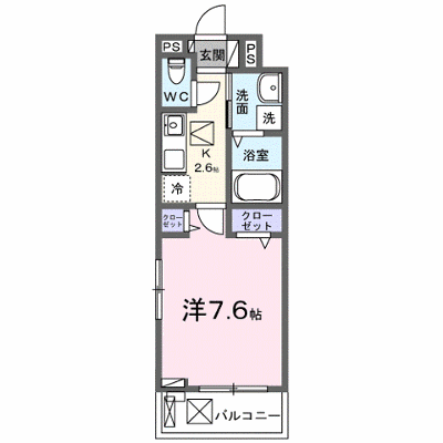 ウエスト　コミタリアⅢ 105【管理NO：1-027825801-01050】 ★家具家電は申し込み後に搬入します★ ★2026年10月下旬入居可能★の物件画像