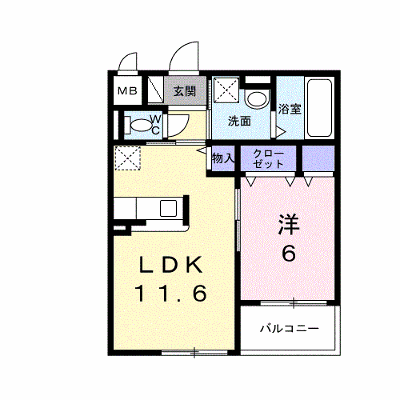 アーバンリオグランデ池田 302【管理NO：1-027048501-03020】 ★家具家電は申し込み後に搬入します★ ★2026年10月中旬入居可能★の物件画像