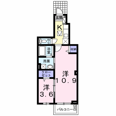 ディアコート口酒井　参番館 102【管理NO：1-018461202-01020】 ★家具家電は申し込み後に搬入します★の物件画像