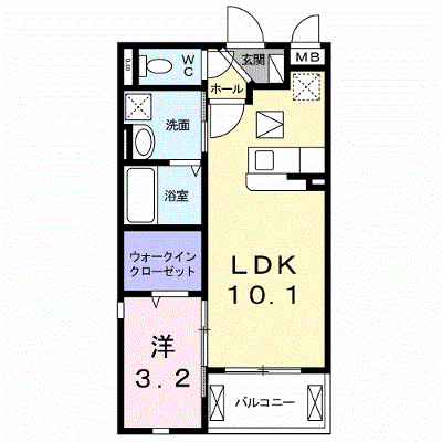 へりていじ桜井Ⅱ 103【管理NO：1-019990001-01030】 ★家具家電は申し込み後に搬入します★の物件画像