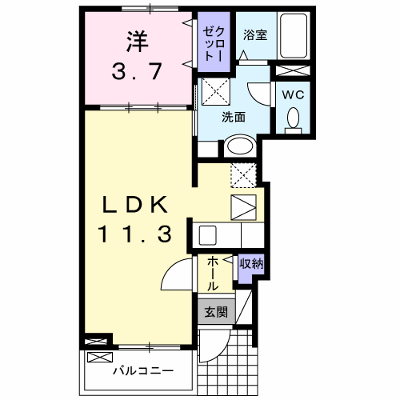 コート鶴田 102【管理NO：1-016852601-01020】 ★家具家電は申し込み後に搬入します★の物件画像