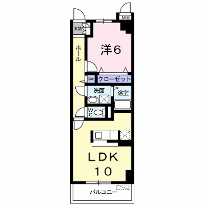 レジデンス神戸 405【管理NO：1-016066601-04050】 ★家具家電は申し込み後に搬入します★の物件画像
