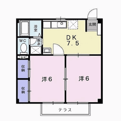 ドミールＢ 101【管理NO：1-007199101-01010】 ★家具家電は申し込み後に搬入します★ ★2026年10月中旬入居可能★の物件画像