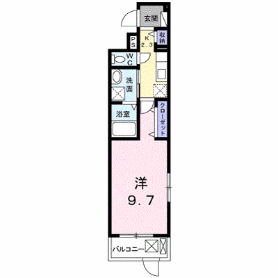 アリュール 201【管理NO：1-026832001-02010】 ★家具家電は申し込み後に搬入します★ ★2026年10月中旬入居可能★の物件画像