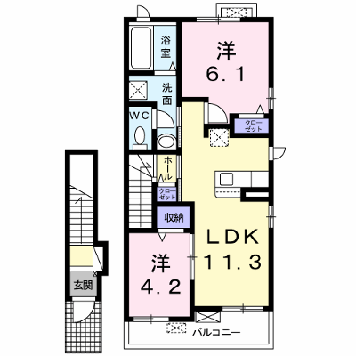 エスペランサ中仁野Ⅳ 204【管理NO：1-024909902-02040】 ★家具家電は申し込み後に搬入します★の物件画像