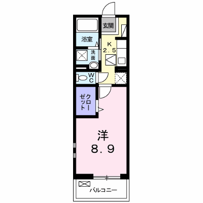 サンプラザ忠岡 107【管理NO：1-017617801-01060】 ★家具家電は申し込み後に搬入します★の物件画像