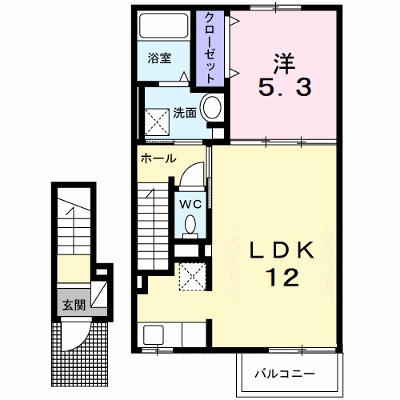 ディアコート　加守 203【管理NO：1-027640301-02030】 ★家具家電は申し込み後に搬入します★の物件画像