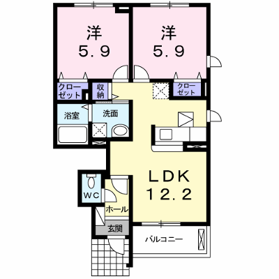 サウスコート 106【管理NO：1-015463901-01050】 ★家具家電は申し込み後に搬入します★ ★2026年10月下旬入居可能★の物件画像