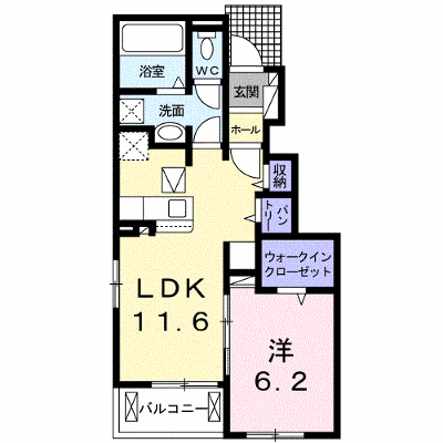 エルフォルクしらさぎ台 103【管理NO：1-026424801-01030】 ★家具家電は申し込み後に搬入します★ ★2026年10月中旬入居可能★の物件画像