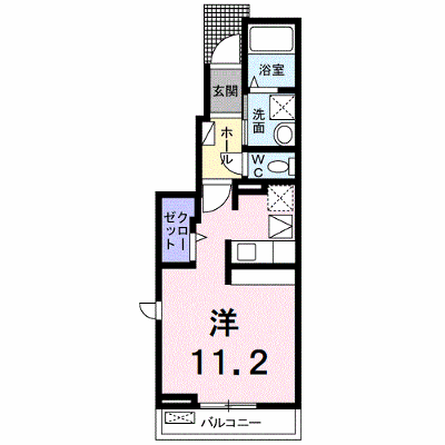 ルーベル　立花　Ⅰ 106【管理NO：1-025039101-01050】 ★家具家電は申し込み後に搬入します★の物件画像