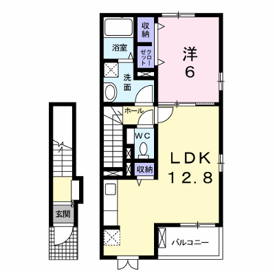 カーサ　フェリース 203【管理NO：1-019500701-02030】 ★家具家電は申し込み後に搬入します★ ★2026年09月中旬入居可能★の物件画像