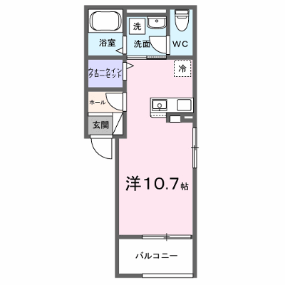 ル・シエル　Ｂ 202【管理NO：1-028688501-02020】 ★家具家電は申し込み後に搬入します★ ★2026年10月下旬入居可能★の物件画像