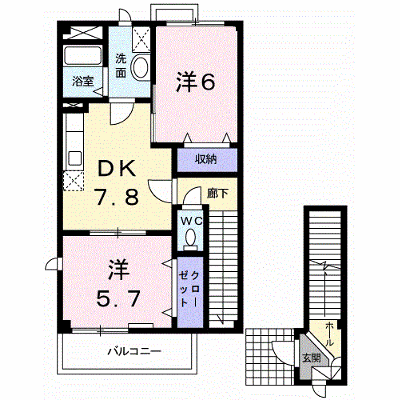 ウェアーハウス　Ｃ 201【管理NO：1-009786903-02010】 ★家具家電は申し込み後に搬入します★ ★2026年10月中旬入居可能★の物件画像