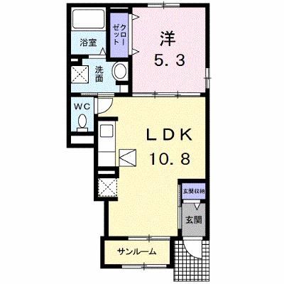 グランデ・ｈｉｄｅ　Ｂ 102【管理NO：1-026877202-01020】 ★家具家電は申し込み後に搬入します★ ★2026年09月上旬入居可能★の物件画像