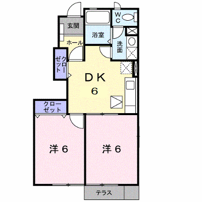 パレス　サンヒルズ　Ｂ 102【管理NO：1-011852302-01020】 ★家具家電は申し込み後に搬入します★ ★2026年10月中旬入居可能★の物件画像