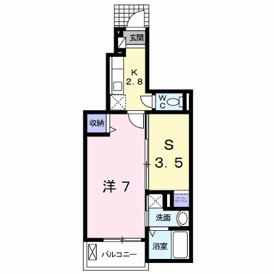 フェリスⅡ 102【管理NO：1-020391202-01020】 ★家具家電は申し込み後に搬入します★ ★2026年09月上旬入居可能★の物件画像
