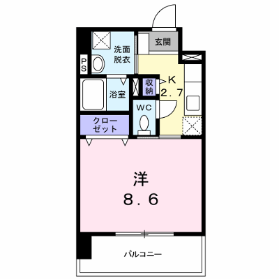 グラーツィア畠中 403【管理NO：1-019607401-04030】 ★家具家電は申し込み後に搬入します★の物件画像