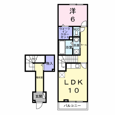 サクラガーデン 205【管理NO：1-028376701-02050】 ★家具家電は申し込み後に搬入します★ ★2026年10月下旬入居可能★の物件画像