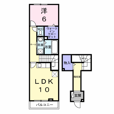 サクラガーデン 202【管理NO：1-028376701-02020】 ★家具家電は申し込み後に搬入します★ ★2026年10月下旬入居可能★の物件画像