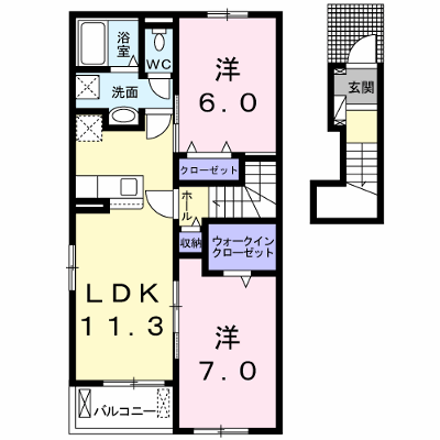 リヴァーサ　Ａ 204【管理NO：1-025636401-02040】 ★家具家電は申し込み後に搬入します★ ★2026年10月上旬入居可能★の物件画像