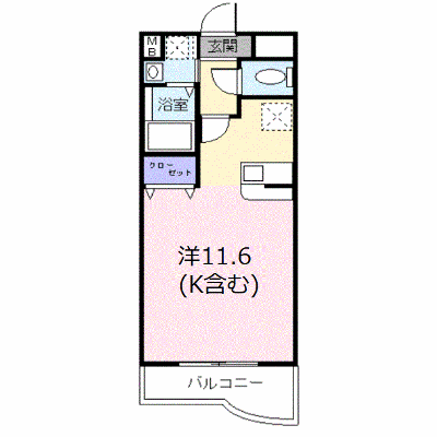 カーザ　ディ　リポーゾ 303【管理NO：1-012730501-03030】 ★家具家電は申し込み後に搬入します★ ★2026年10月中旬入居可能★の物件画像