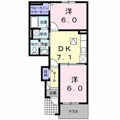 セレノ・カーサ 102【管理NO：1-017534401-01020】 ★家具家電は申し込み後に搬入します★ ★2026年10月中旬入居可能★の物件画像