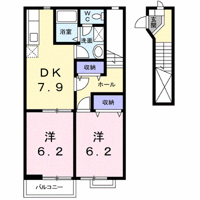 メゾンシャルマン 202【管理NO：1-011316901-02020】 ★家具家電は申し込み後に搬入します★ ★2026年10月上旬入居可能★の物件画像