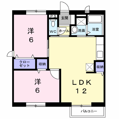 フォンテーヌⅡ 205【管理NO：1-009713401-02040】 ★家具家電は申し込み後に搬入します★の物件画像