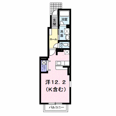 クリエンテ 101【管理NO：1-015035801-01010】 ★家具家電は申し込み後に搬入します★ ★2026年10月中旬入居可能★の物件画像