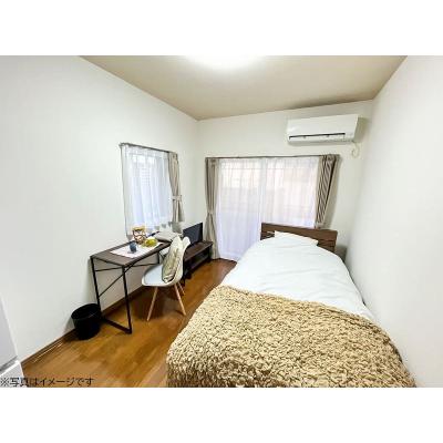 ユニオンマンスリー坂戸６　106　1K・シングル☆【禁煙ルーム】人気の角部屋！安心のモニター付きインターフォン完備/デスク・チェア＆たっぷり収納2ドア冷蔵庫など生活家電のあるお部屋の物件画像