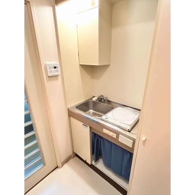ユニオンマンスリー坂戸６　106　1K・シングル☆【禁煙ルーム】人気の角部屋！安心のモニター付きインターフォン完備/デスク・チェア＆たっぷり収納2ドア冷蔵庫など生活家電のあるお部屋の物件画像